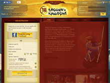 Tablet Screenshot of en.shogunkingdoms.com